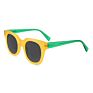 Colorful Simple Design Big Frame Men Italian Oval Outdoor Anti-Uv Acetate Sunglass