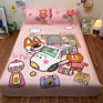 Cotton Cartoon Printed Duvet Cover Set Kid Bedding Set Big Size Kids Bedding Set