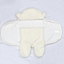 Cotton Lamb Cashmere Comforter Super Soft Baby Wrap Swaddle Blanket Baby Sleeping Bag Newborn Organic
