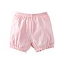 Cotton Solid Color Baby Ruffle Bloomer Shorts