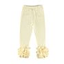 Cotton Toddler Infant Boutique Clothes Ruffle Baby Girls Pants Leggings Infant Icing Leggings Solid Color Casual Pants