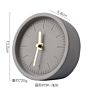Creative Minimalist Table 3D Art Color Cement Alarm Clock Simple Sublimation Concrete Mini Desk Clock Retro Unique Gift Horloge