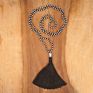 Crystal Knot Tassel Necklace Hand Woven Long Sweater Chain Buddha Head Pendant Women's Necklace