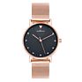 Crystal Relojes De Mujer Minimalism Mesh Stainless Steel Women Watches