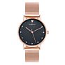 Crystal Relojes De Mujer Minimalism Mesh Stainless Steel Women Watches