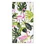 Customise Flamingo Pink Logo Printed Microfiber Recycled No Sand Personalized Swimming Pool Beach Towel