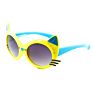 Customize Cat Face Kids Sunglasses with Rhinestones Baby Cute Sun Glasses Cat Eyeglasses