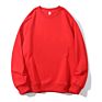 Customized Logo Men Heavy Organic 100% Cotton Sweatshirt Crew Neck Heavy French Terry Golf Sweatshirt 280 Gsm Sweatshirt