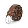 Customized Polyester Knitted Elastic Braided Men Rope Fabric Belt