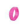 Customized Transparent Candy Colour Geometrical Square Shape Thick Cuff Resin Bangle