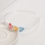 Cute Hairband Clear Star Quicksand Hair Bow Headband Princess Children's Hairband Hair Accessories Baby Girl Hair Hoop