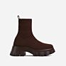 Daily Comfortable Knitting Platform Short Sock Boots for Women