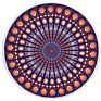 Designer Personalised with Logo Print Luxury Large Microfiber Sublimation round Beach Towel