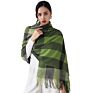 Designers Ladies Tartan Plaid Blanket Scarf Women's Warm Plaid Pashmina Shawl