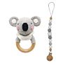 Designs Handmade Amigurumi Knitted Diy Crochet Koala Animals Toy Baby Wooden Teether Toys