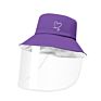 Detachable anti Spitting Saliva Splash Full Face Protective Bucket Hat with Face Shield