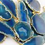 Diy Accessories Multicolor Natural Gemstone Pendants Necklace Healing Crystal Agate Stone Pendants Necklace