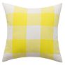 Drop Shipping Nordic Sofa Art Linen Yarn-Dyed Large Lattice Cushion Cover Pillowcase