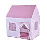 Dropshipping Polypongee Fabric Princess Castle Play Tent Little Girl Pink Love Play House Kids Toy