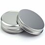 Eco Friendly 1Oz 2Oz 4 Oz 8Oz Black Aluminium Metal Containers Candle Tins Cans round for Candle Making Cosmetic Cream Spices