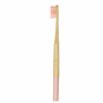 Eco Friendly Bamboo Charcoal Wave Bristles Wooden Bamboo Toothbrush