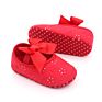 Embroidered Cotton Princess Baby Infant Shoes Elastic Band