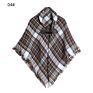 Fall Mommy and Me Kids Buffalo Plaid Blanket Cashmere Scarf for Girls Children