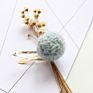 Fancy Metal Snap Clips with Pom Pom Hair Clips Cute Baby Hair Accessories Hair Pin for Girls Kids
