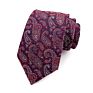 Fashionable Classic Solid Color Jacquard Wedding Party Formal Necktie Polyester Men's Floral Neck Ties with Various Patterns