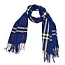 Female Wool Plaid Scarf Women Scarves Wide Lattice Long Shawl Wrap Blanket Warm Tippet