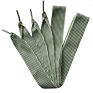 Flat Plaid Cotton Shoelaces Female 2.5 Cm Wide Ribbon Shoe Lace for Boot Sneaker 120 Cm