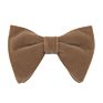 Formal Mens Solid Color 100% Velvet Oversize Bow Tie for Business Party