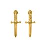 Gemnel Hote Delicate Bijoux En Argent 925 Sword Earrings Studs