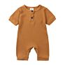 Girl's Rompers Boy Zip Baby Romper Suitable for Both Boys and Girls