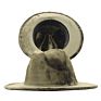 Golden Velvet Lady Designer Customized Party Cap Felt Women Stylish Suede Fedora Caps Hats