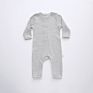 Good Cotton Infants Solid Color and Striped Jumpsuits Toddlers Buttons Bodysuits Baby Boy's and Girls' Long Sleeve Rompers