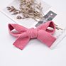 Hair Accessories for Kids Bow Corduroy Fabric Knot Bows Hair Clips for Girls