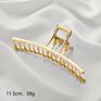 Hair Clip Claw Large Big Hair Claw Clips Gold Metal Hair Claw 11Cm