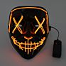 Halloween Mask Neon Led Light up Mask for Festival Cosplay Halloween Costume Masquerade Parties,Carnival,Gifts