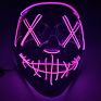 Halloween Rave Clown Scary Costume Cosplay Party Prop Bar Masquerade Joker Adult Toy Led Neon Glow Mask