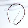 Handmade Gemstone Bracelet 2Mm Small Crystal Faceted Natural Gem Stone Beaded Adjustable Bracelet for Women Jewelry