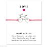 Handmade Motocross Cycle Racing Bicycle Cycling Biker Dirt Bike Riding Charm Men Rope Ladies Bracelet Women