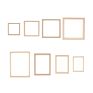 Handmake Natural Mdf Sublimation Double Sided Wooden Picture Floating Photo Frame