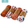 Happyflute Baby Bamboo Muslin Blanket 2 Layers Swaddle Blanket Organic Cotton Fabric Muslin