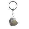 Healing Natural Opal Agates Quartz Stone Crystal Keychains Handbag Purse Holder Lovely Heart Dangle Pendulum Metal Key Chains