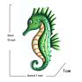 In Stock Metal Seahorse Pendant Wall Art Seahorse Hanging for Home Garden Decor