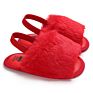 Infant Fur Sandals Girl Fancy Cute Baby Furry Slippers