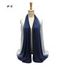 Jersey Scarves Two Color Tone Ombre Colorful Modal Jersey Hijab