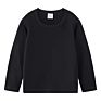 Jl-10806 Logo Super Soft Cotton round Neck Long Sleeve T Shirt Kids Solid Color Blank Children T-Shirts