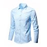 Kemeja Camisas De Vestir Tuxedo Shirts Formal Shirts and Pants Combination White Men's Autumn Blouses & Solid Shirts